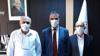 Gaziantep Sanayi ve Teknoloji İl Müdürü Mustafa Taşdemir'e hayırlı olsun ziyaretinde bulunduk.