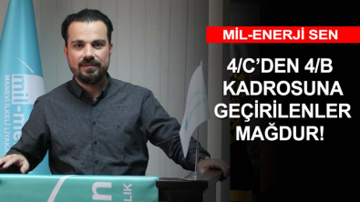 4/C'den 4/B kadrosuna geçirilen kamu çalışanları çözüm bekliyor