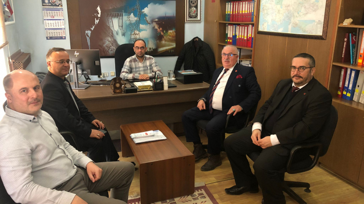 TEİAŞ 2. Bölge Balıkesir İletim Şebekeleri İşletme ve Bakım Müdürü Sayın Hayri GEÇEROĞLU Bey ziyaret edildi.