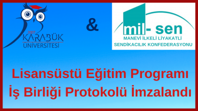 Lisansüstü Eğitim Programı İş Birliği Protokolü İmzalandı