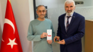 KONYA ZİYARETİ KAPSAMINDA ÜYELERİMİZE ALTINLARINI HEDİYE ETTİK.