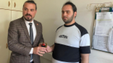 KONYA ZİYARETİ KAPSAMINDA ÜYELERİMİZE ALTINLARINI HEDİYE ETTİK.